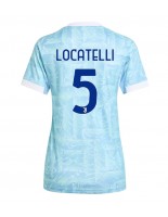 Juventus Manuel Locatelli #5 Bortedrakt Dame 2025-26 Korte ermer